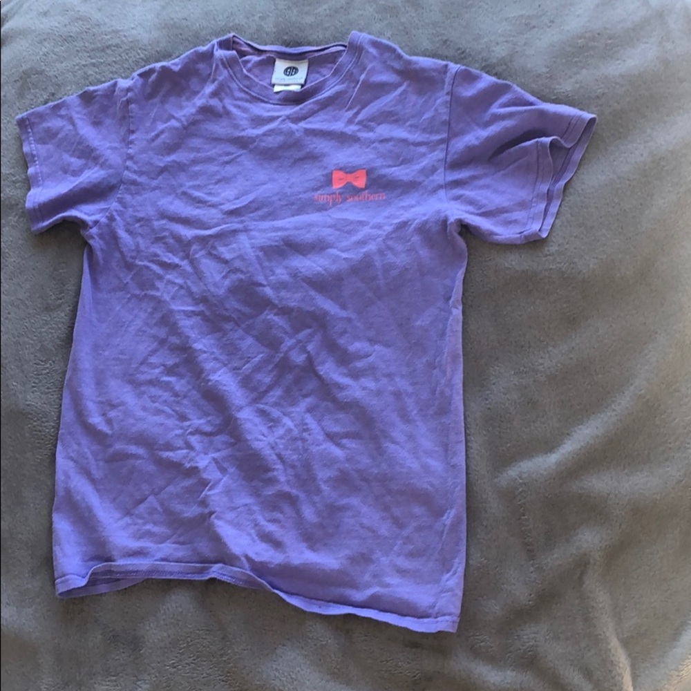 Purple simply southern shirt